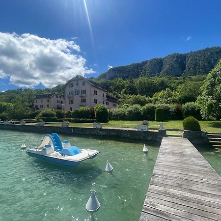 Rare 2 Bedroom With Private Beach On Lake Annecy Doussard Exterior photo